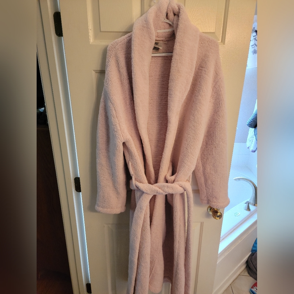 Pink Fuzzy Robe